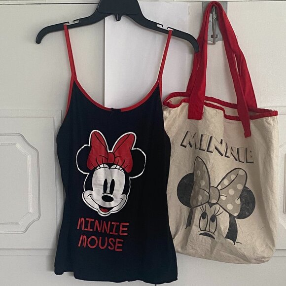 Combo Deal Minnie Tank Top and Del Sol Minnie Tote - Picture 1 of 5